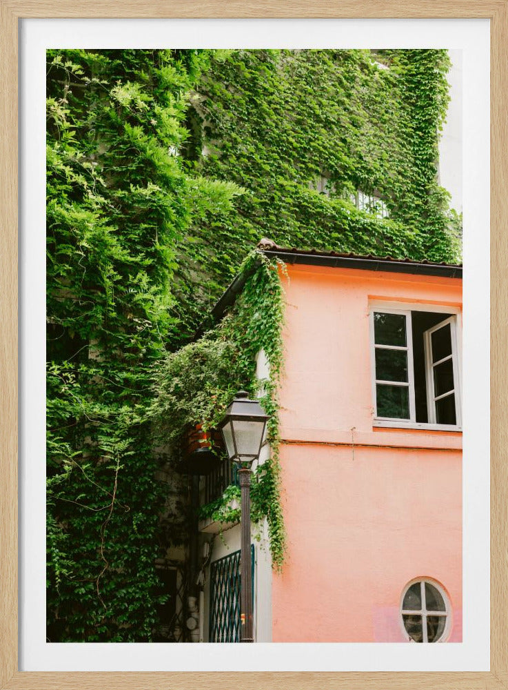 Green and Pink || Montmartre Paris | Poster