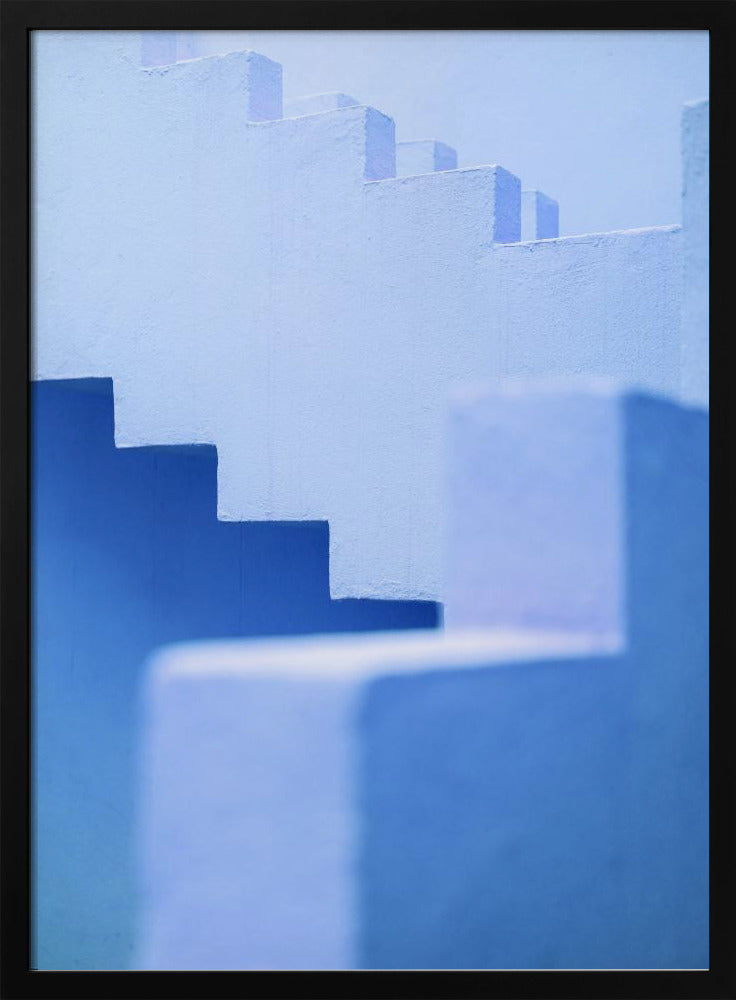 Muralla Roja in blue | Poster