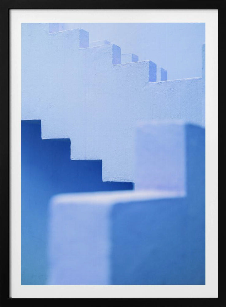 Muralla Roja in blue | Poster