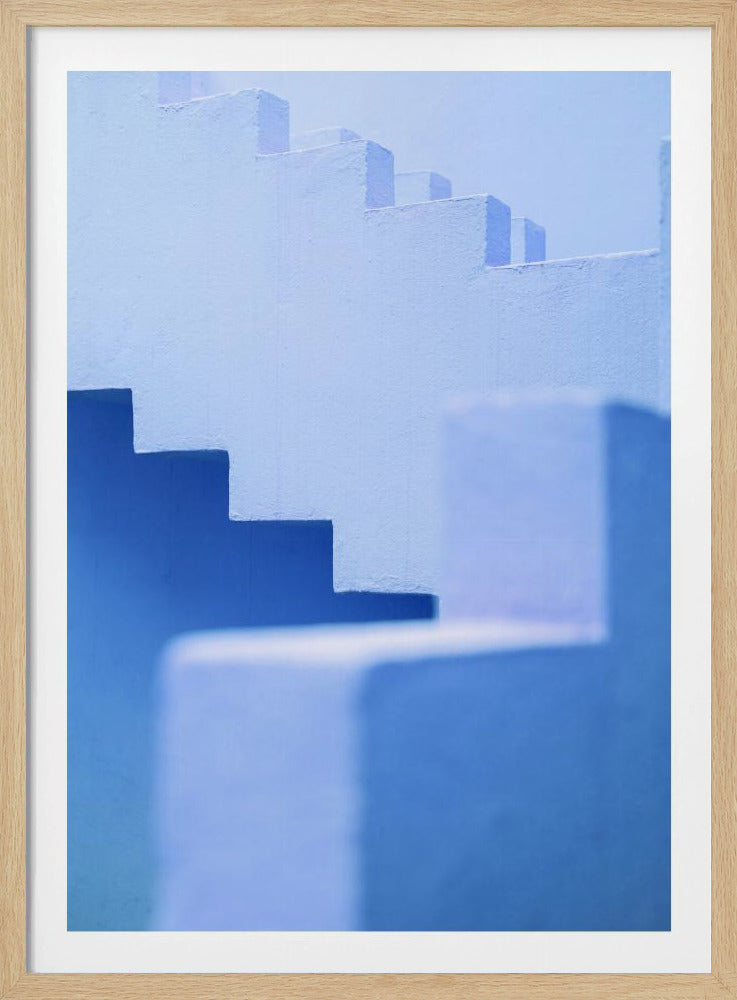 Muralla Roja in blue | Poster