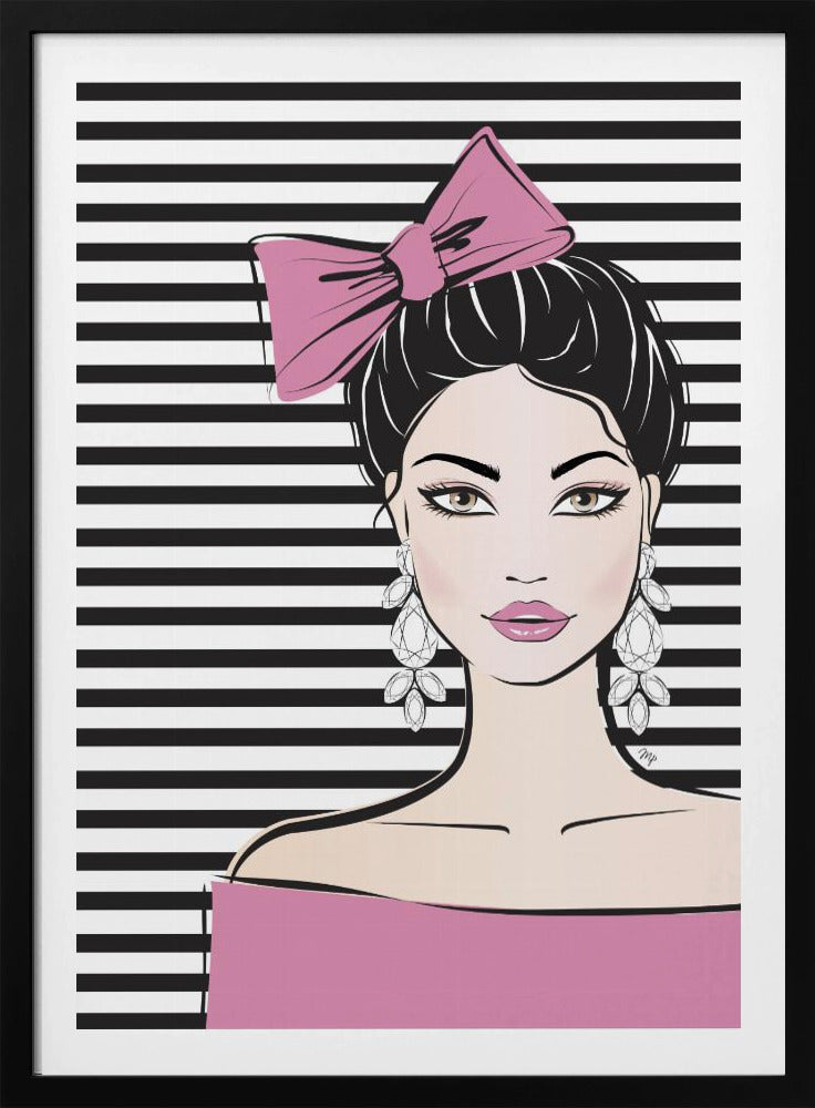 Striped Elegance | Poster