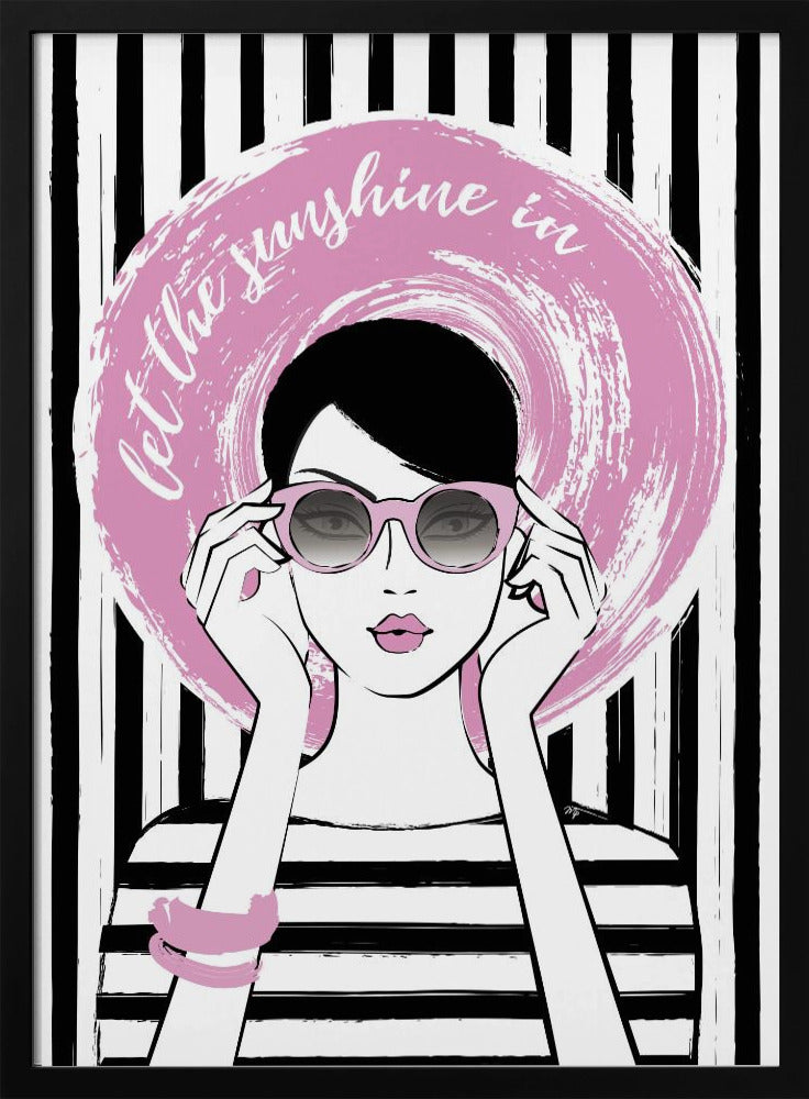 Pink Sunglasses Vibe | Poster