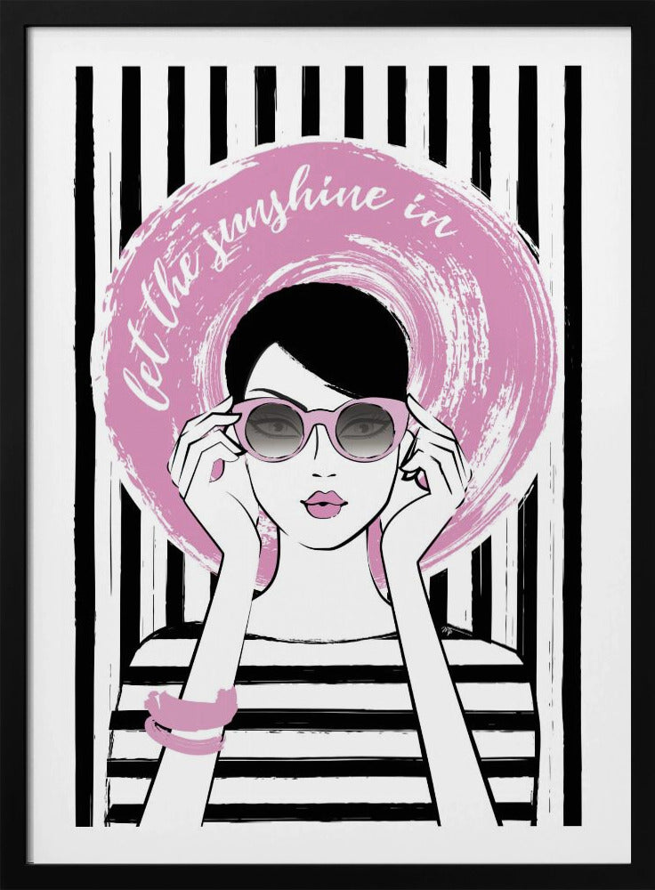 Pink Sunglasses Vibe | Poster