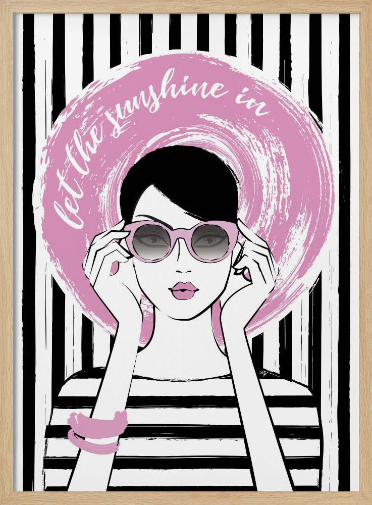 Pink Sunglasses Vibe | Poster
