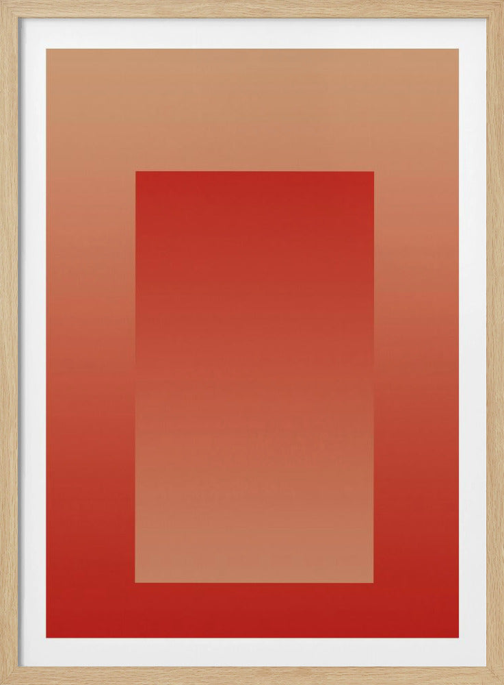 Red Gradient Portal | Poster