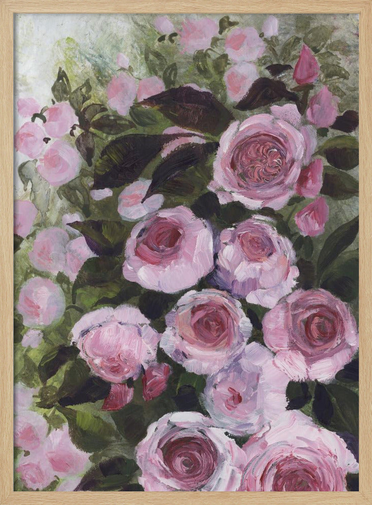 Aurorie painterly roses | Poster