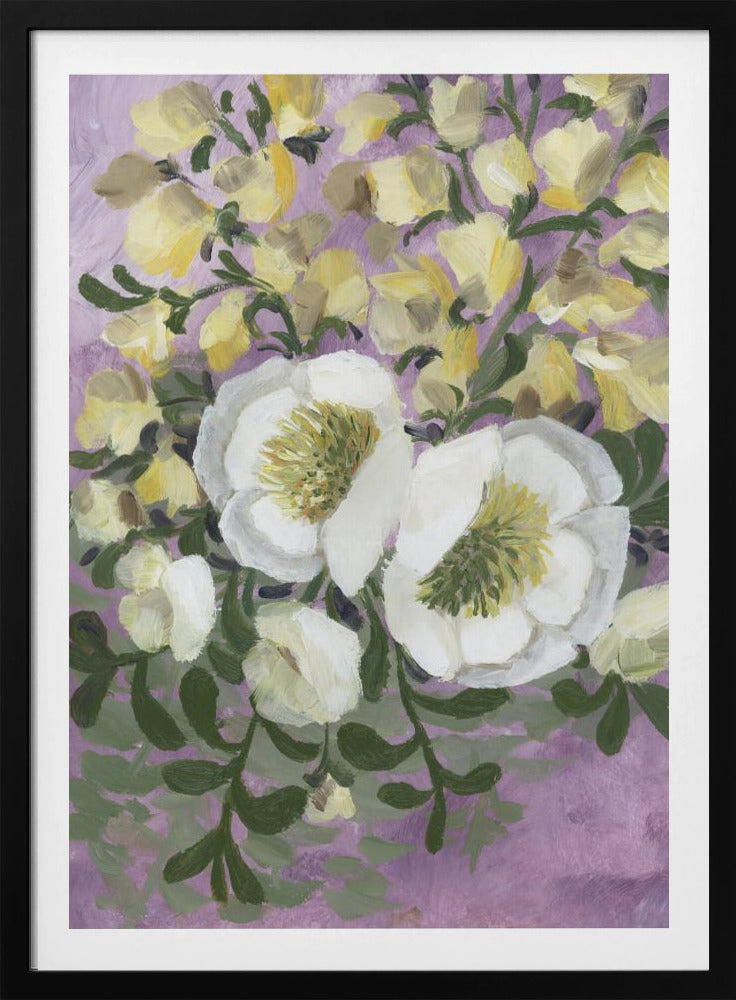 Raelynna painterly florals | Poster