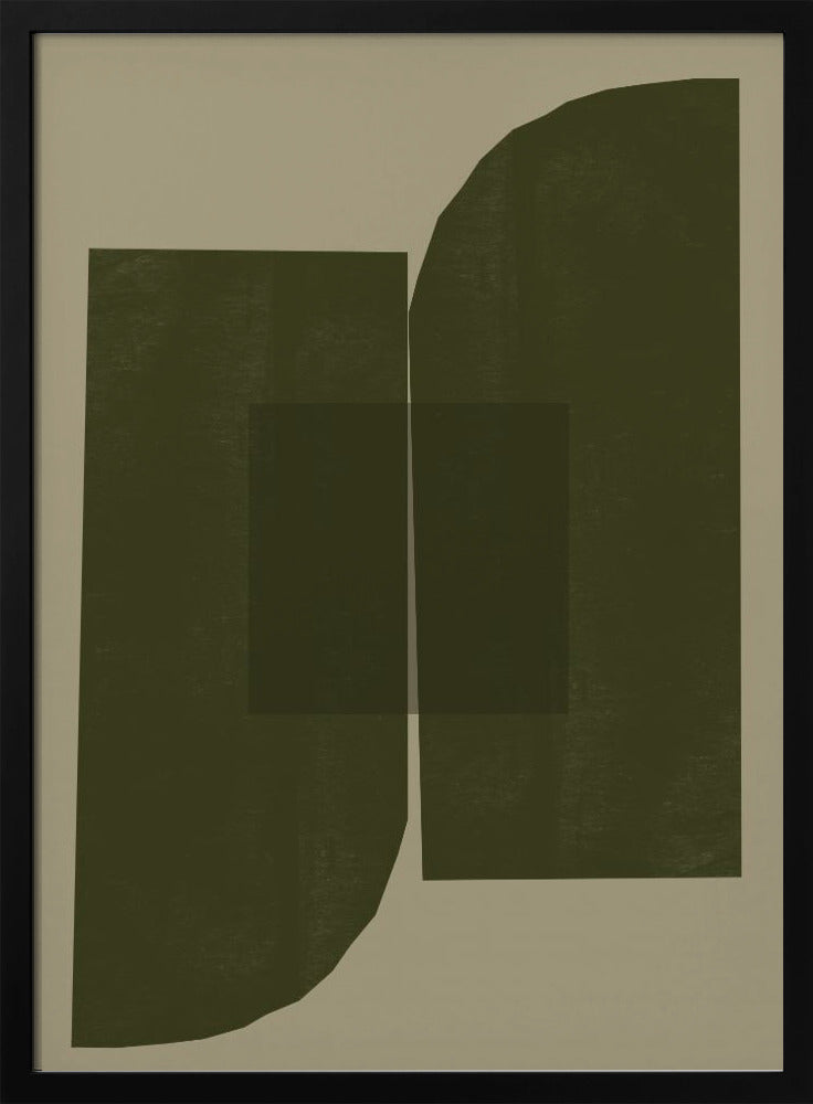 Dark Geometric Forms | Poster