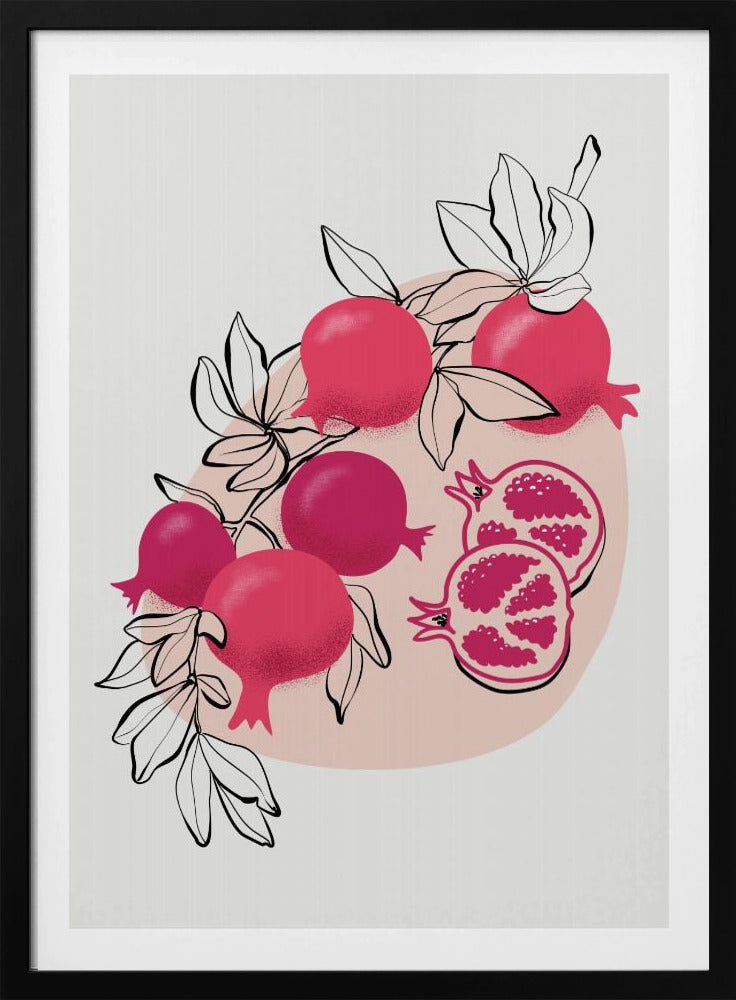 Fathia pomegranates | Poster