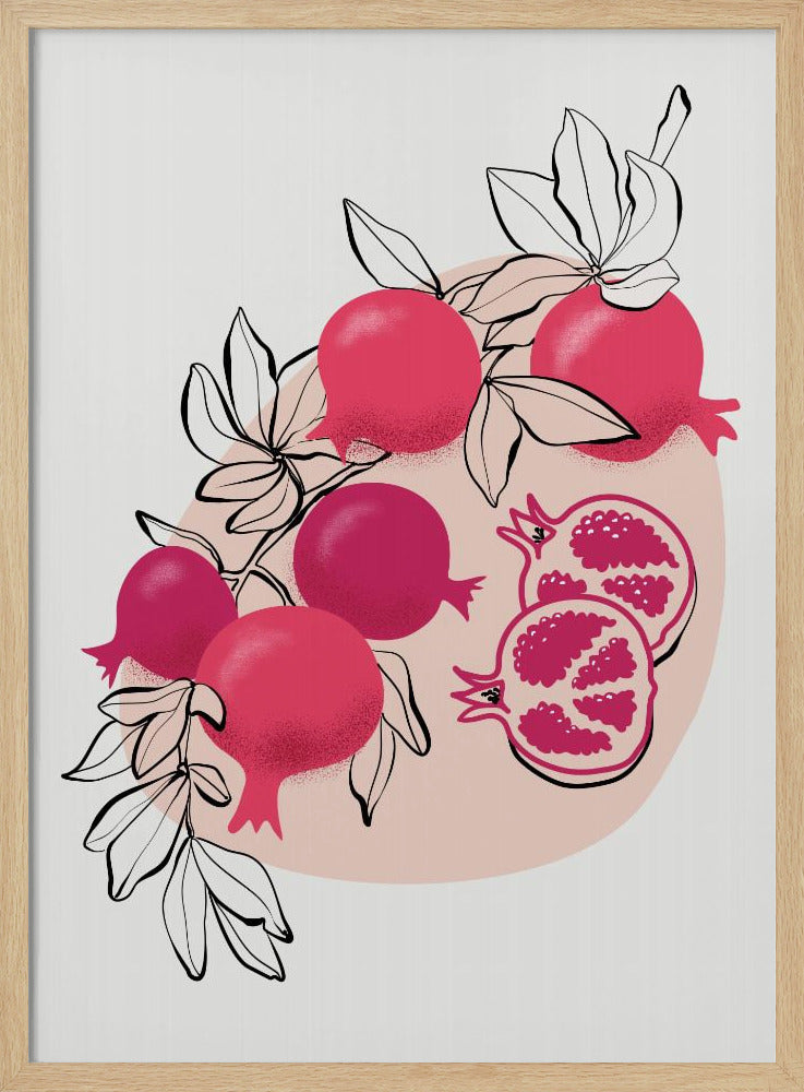 Fathia pomegranates | Poster
