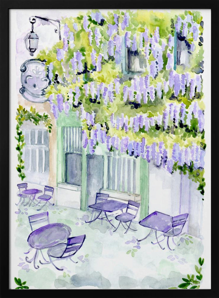 Naive Paris cafe | Poster