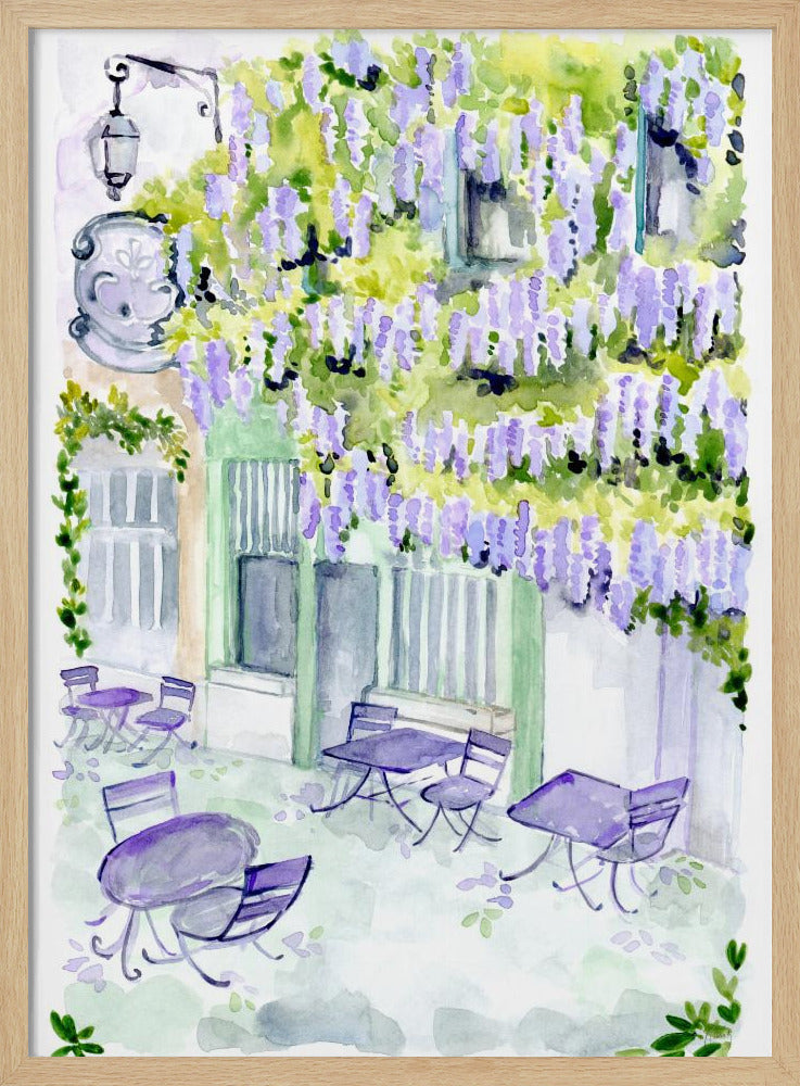 Naive Paris cafe | Poster