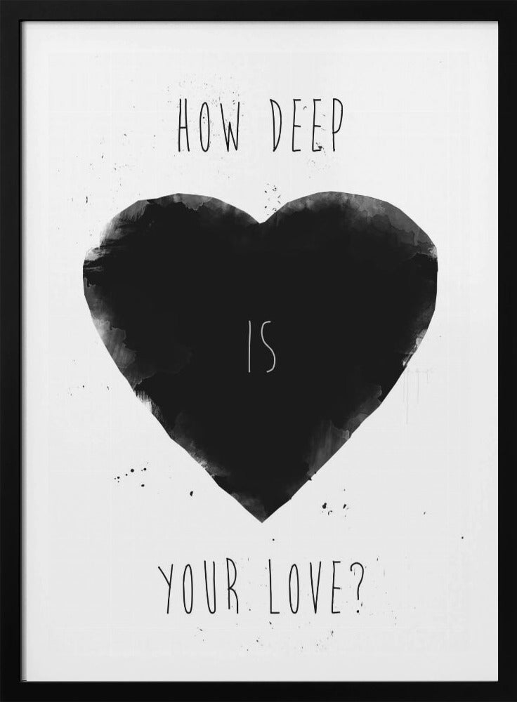 How deep is your love | Poster