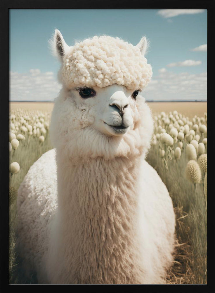 Llama in Bloom | Poster