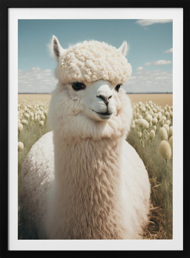 Llama in Bloom | Poster