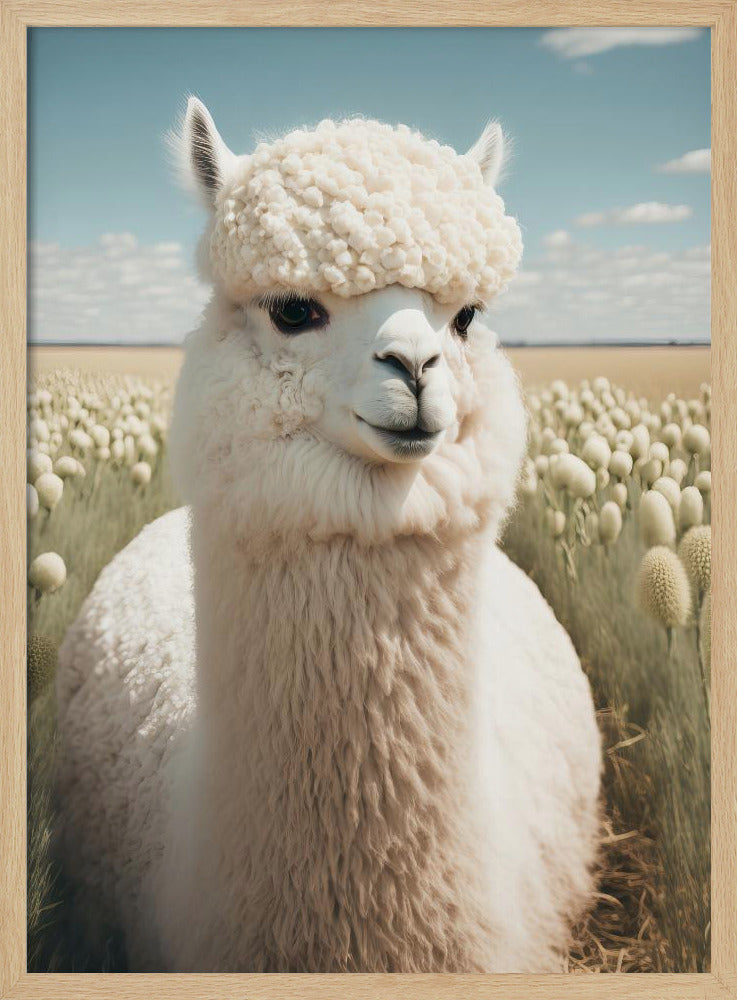 Llama in Bloom | Poster