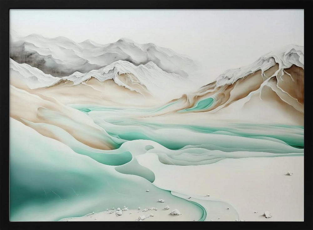 Tranquil Alpine Flow | Poster