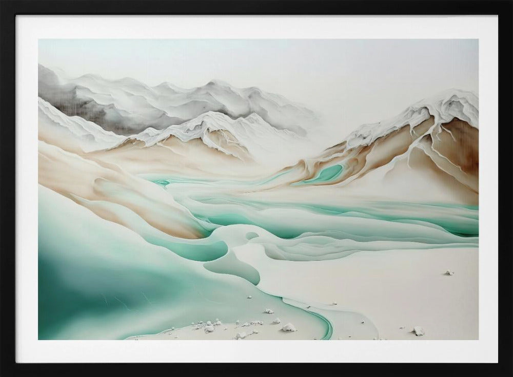 Tranquil Alpine Flow | Poster