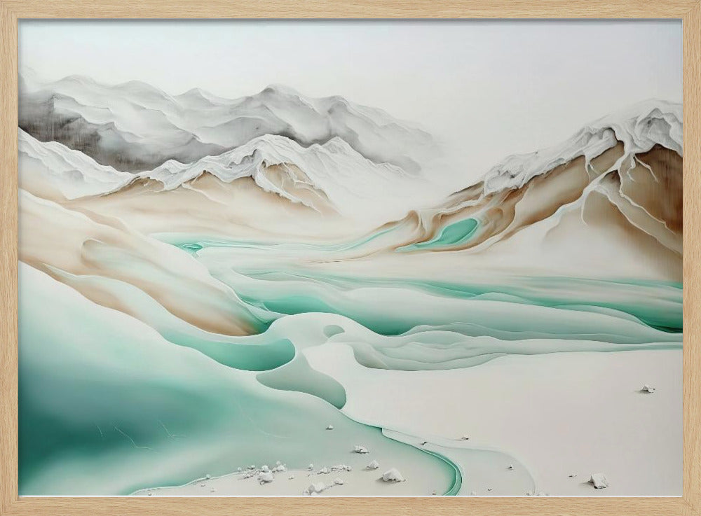 Tranquil Alpine Flow | Poster