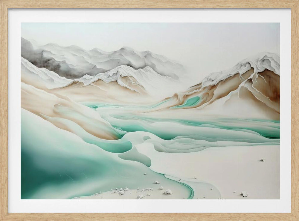 Tranquil Alpine Flow | Poster