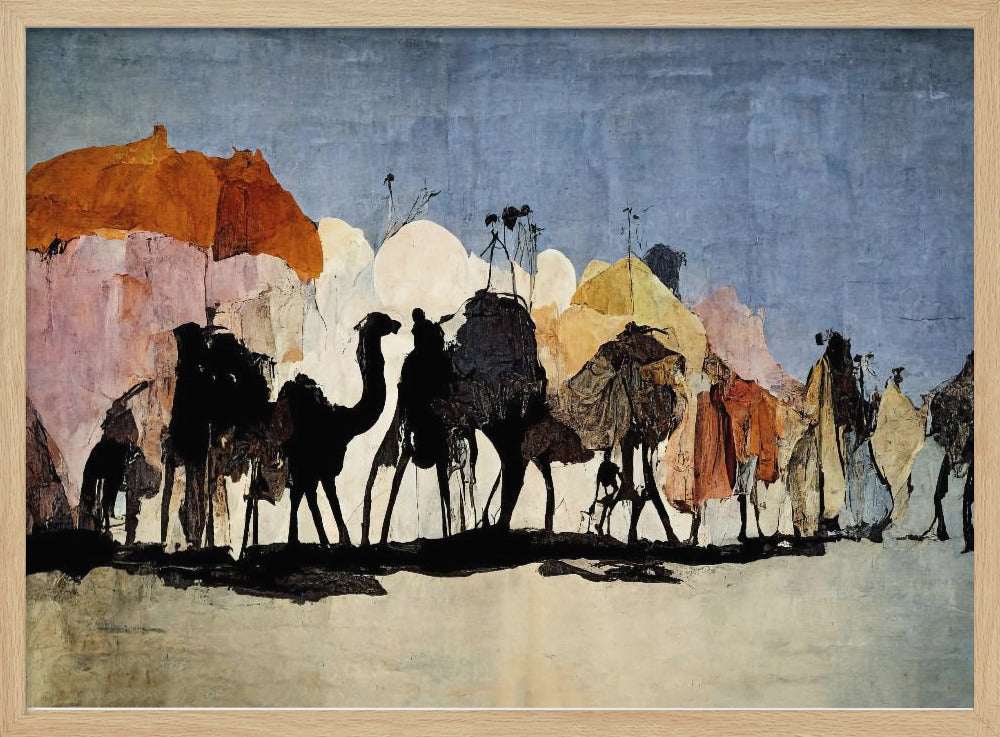Desert Caravan Journey | Poster