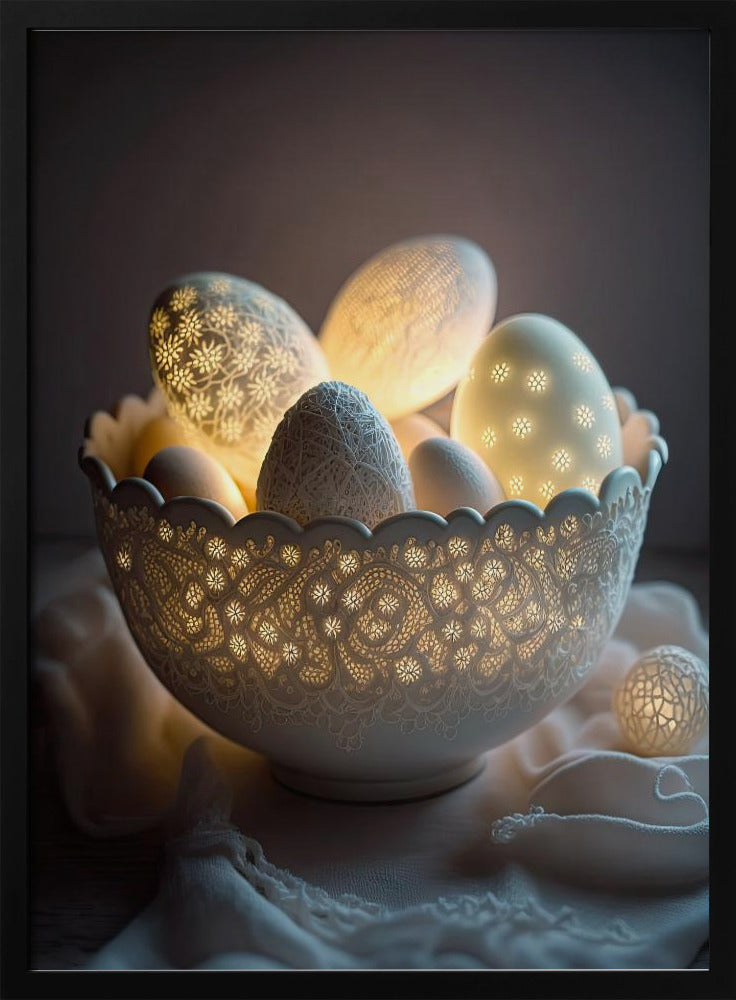 Radiant Egg Elegance | Poster