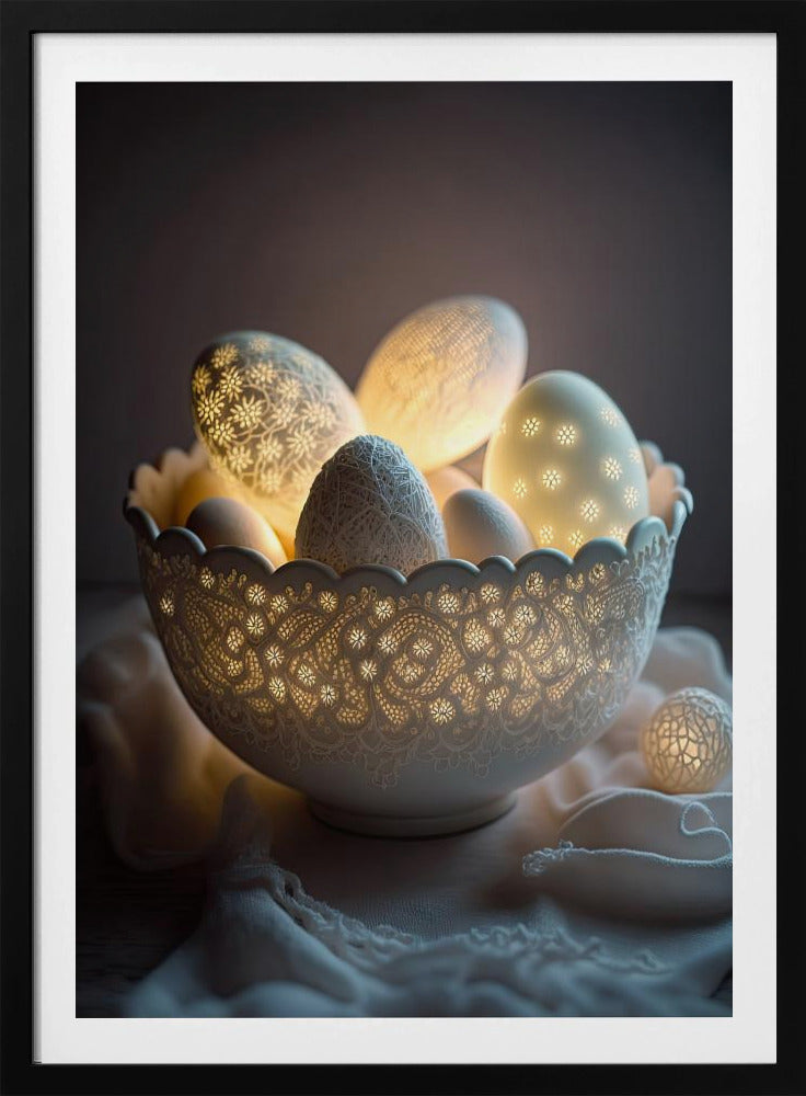 Radiant Egg Elegance | Poster