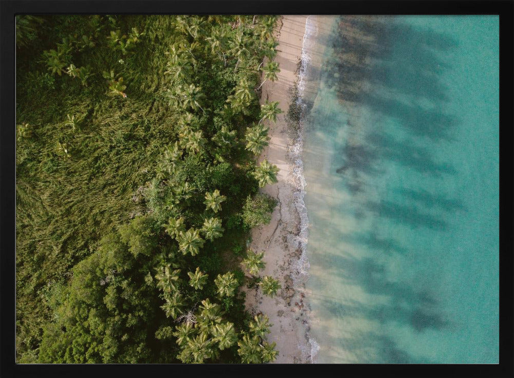 Green Beach from Above 2 | Poster