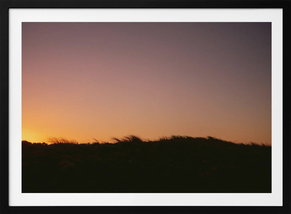 Dune Grass Sunset Horizontal | Poster