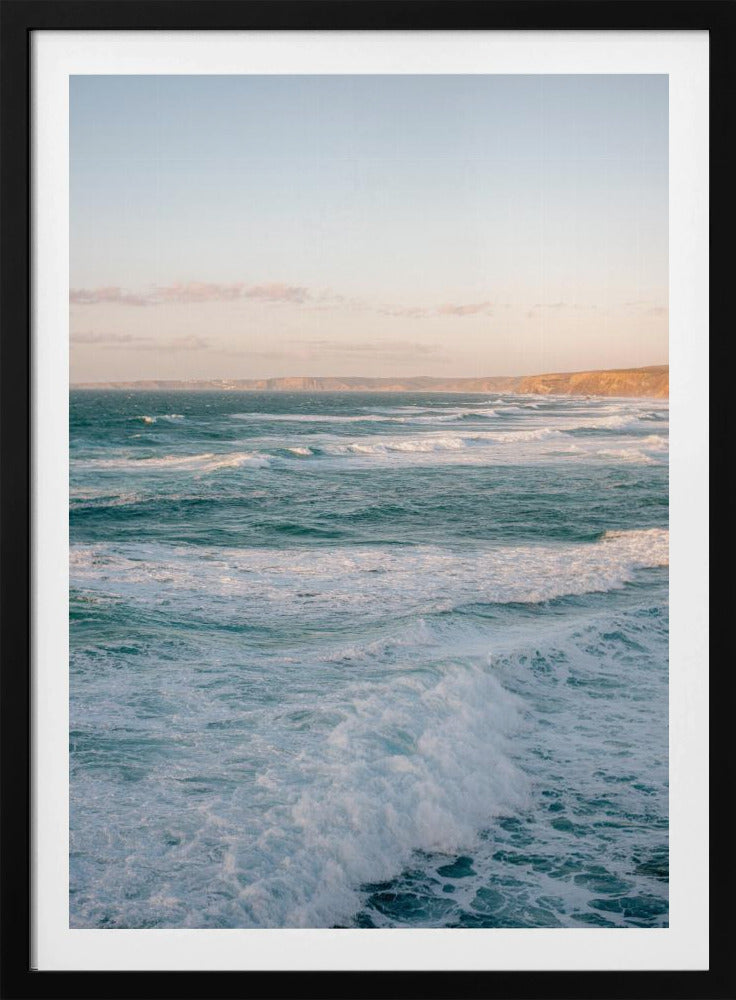 Praia Bordeira waves Portugal | Poster