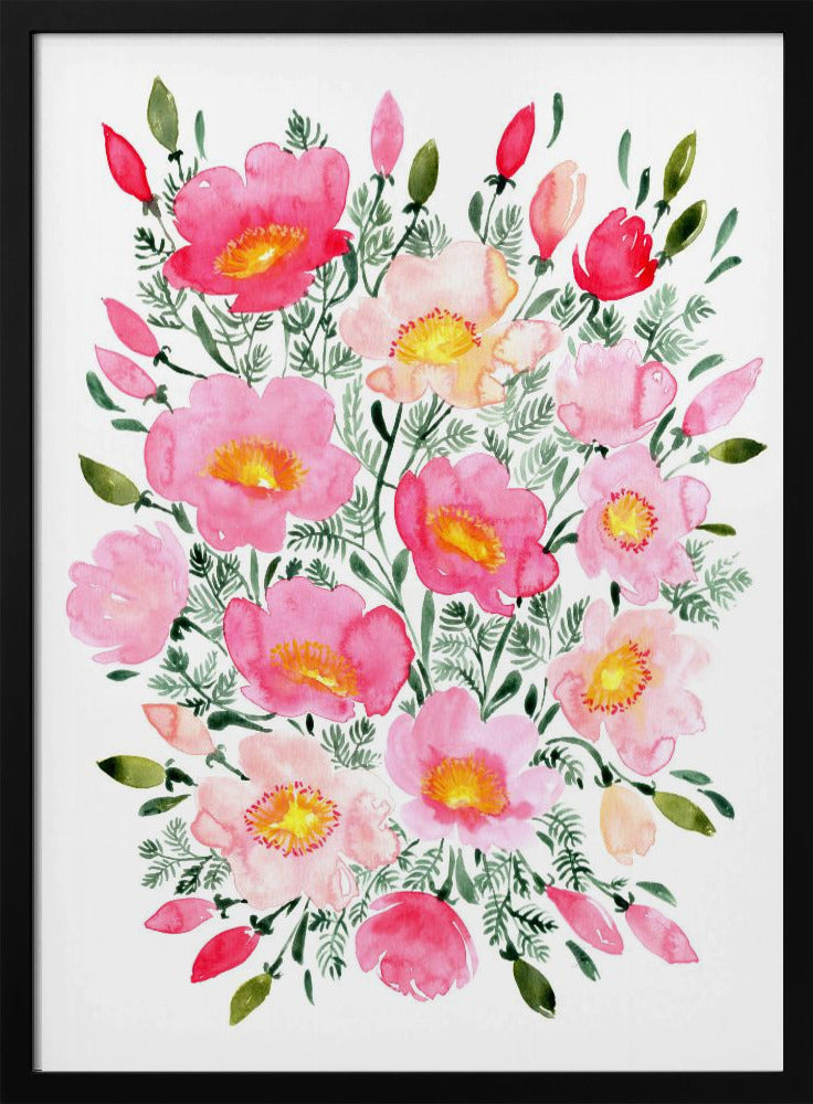 Winterlynn bouquet in pink | Poster