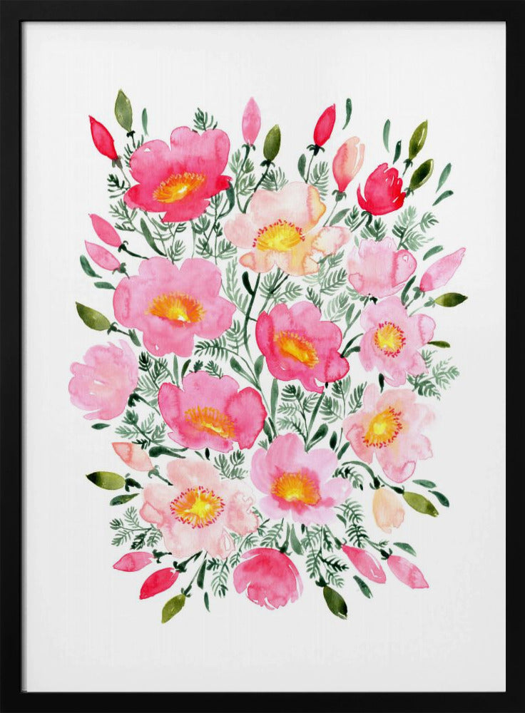 Winterlynn bouquet in pink | Poster