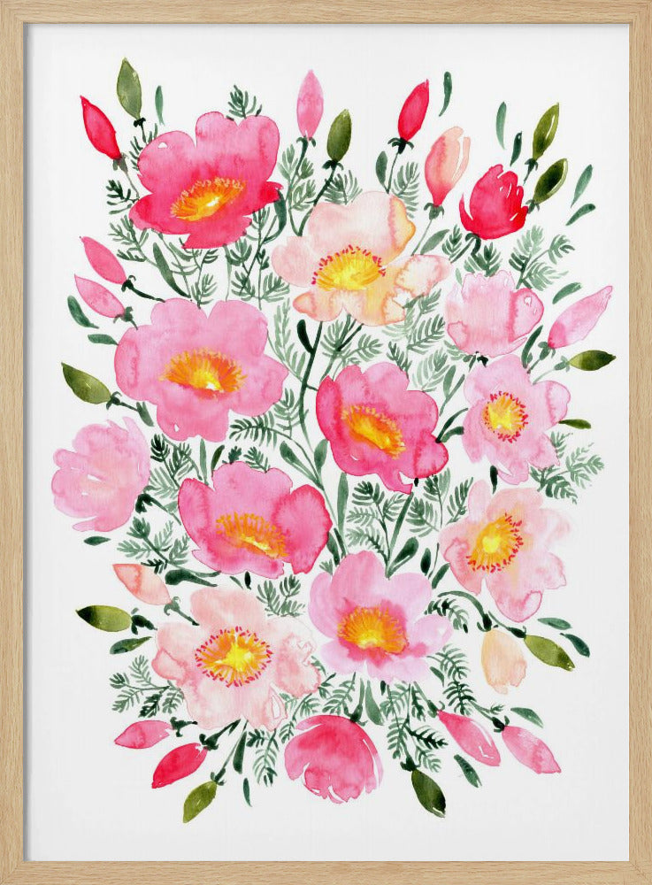 Winterlynn bouquet in pink | Poster