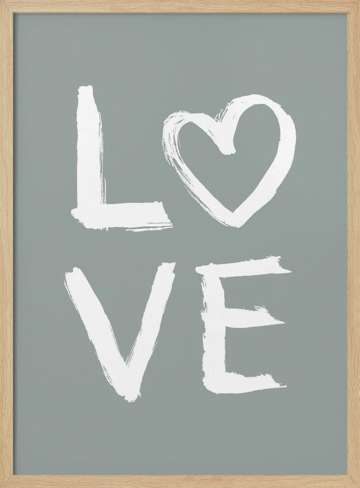 LOVE Toothy Green | Poster