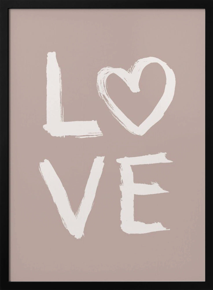 LOVE Toothy Pink | Poster