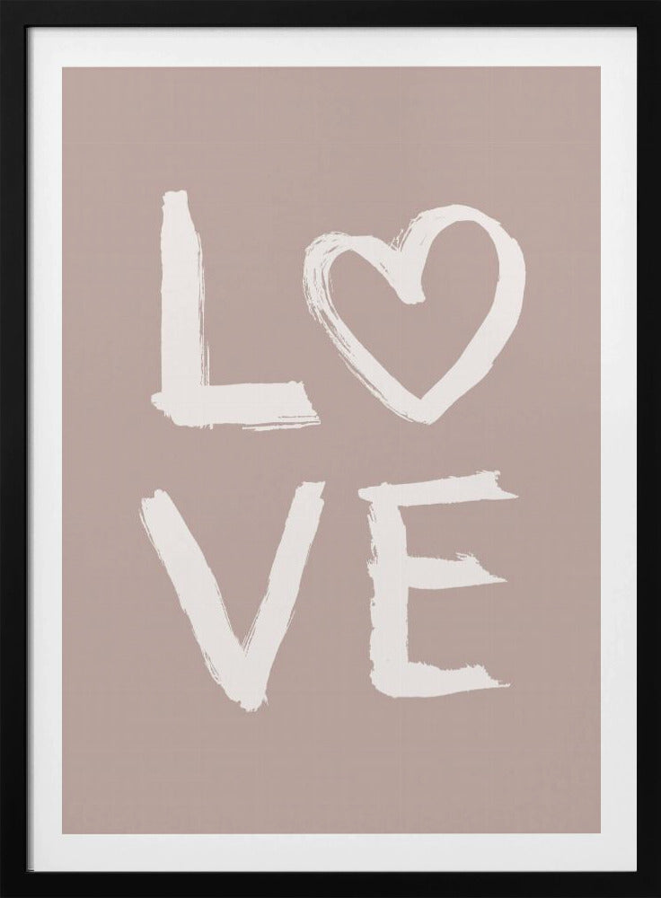 LOVE Toothy Pink | Poster