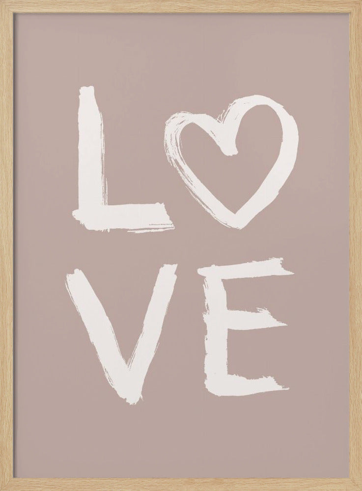 LOVE Toothy Pink | Poster