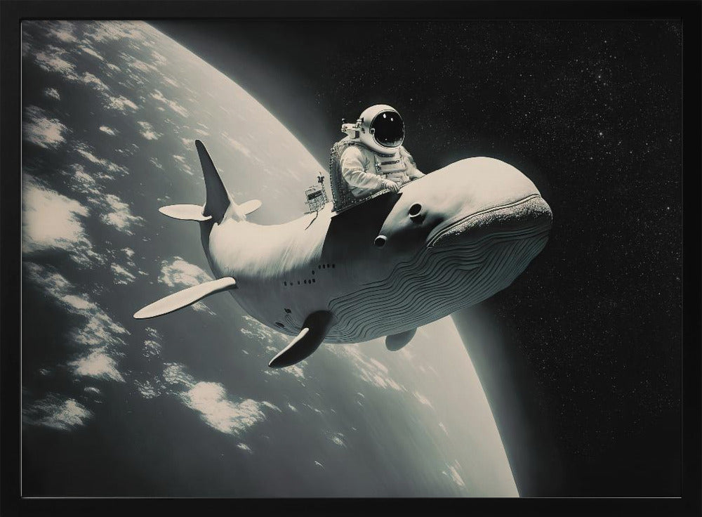 Cosmic Whale Ride | Poster