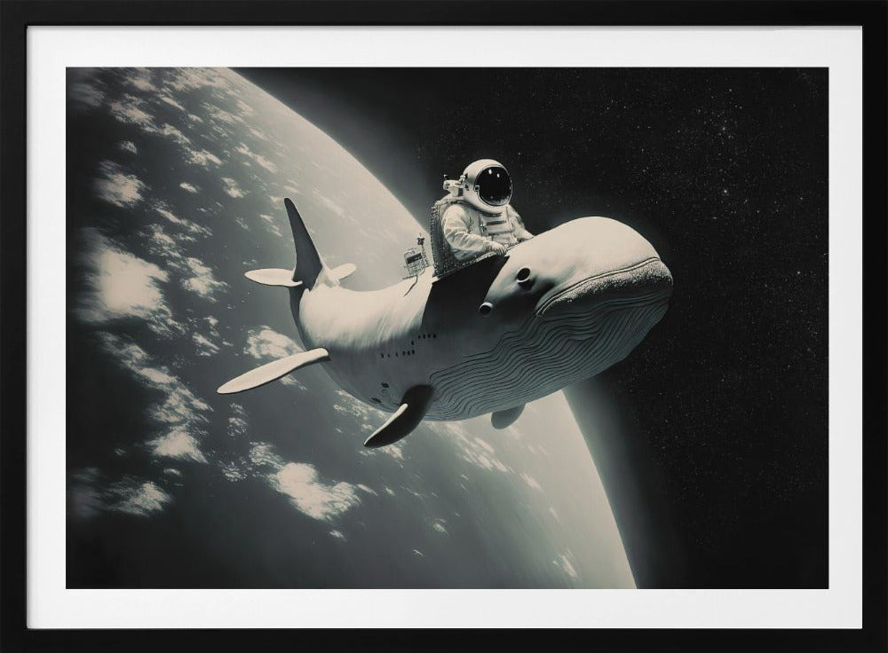 Cosmic Whale Ride | Poster
