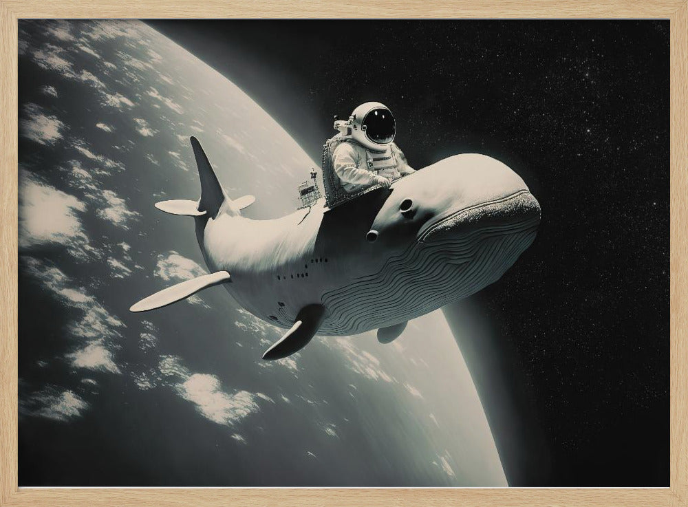 Cosmic Whale Ride | Poster