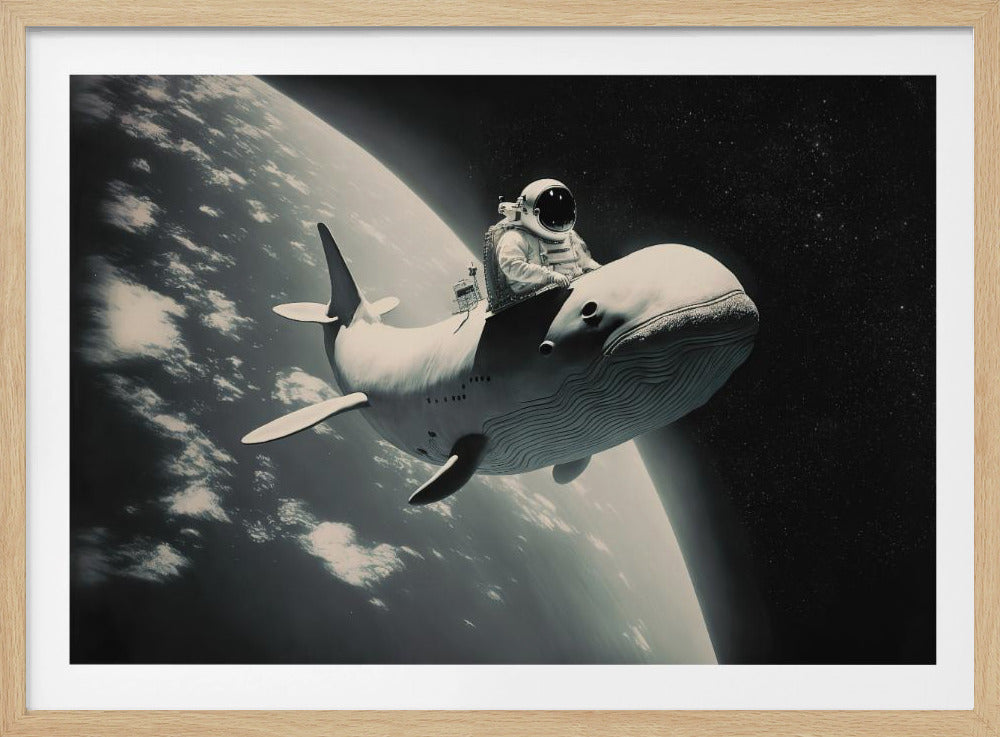 Cosmic Whale Ride | Poster