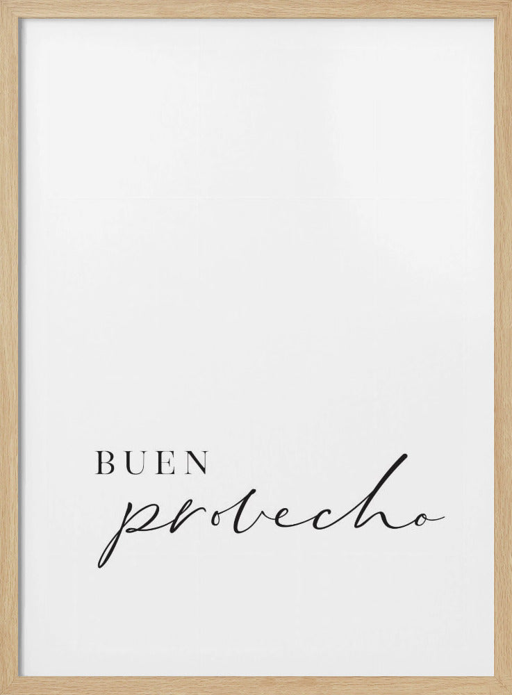 Buen provecho | Poster