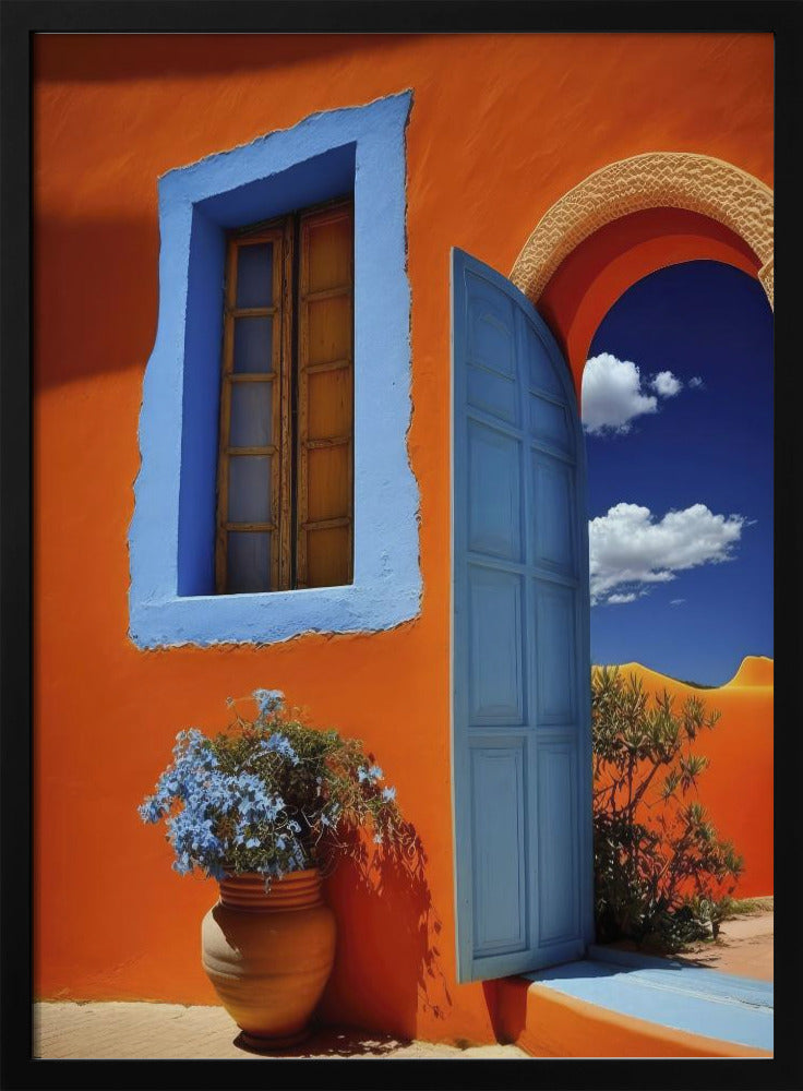 Vibrant Doorway Vista | Poster