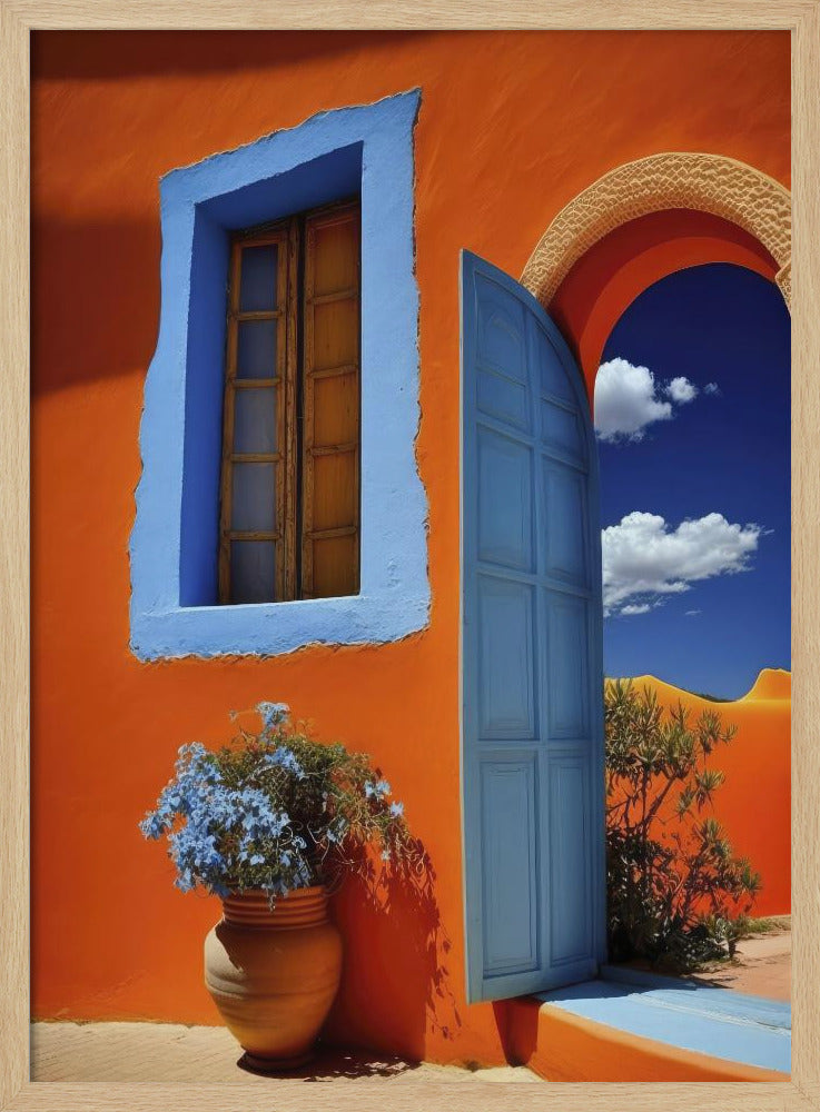 Vibrant Doorway Vista | Poster