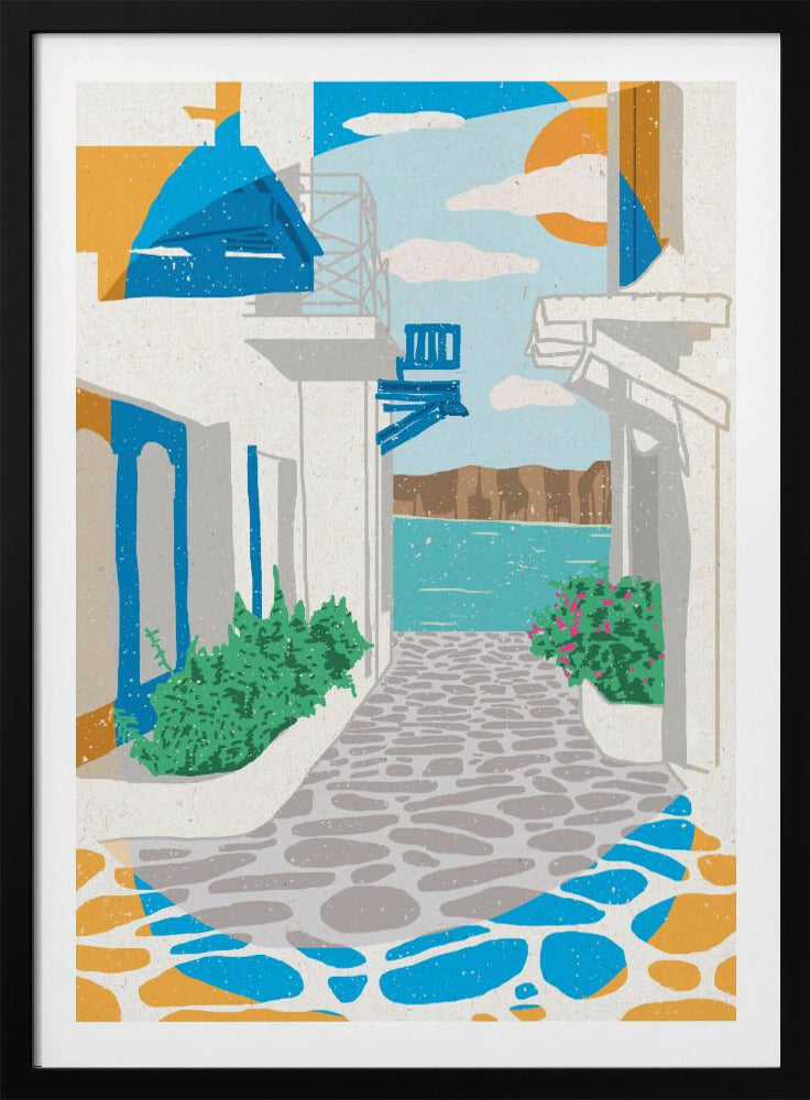 A Street in Greece | Poster