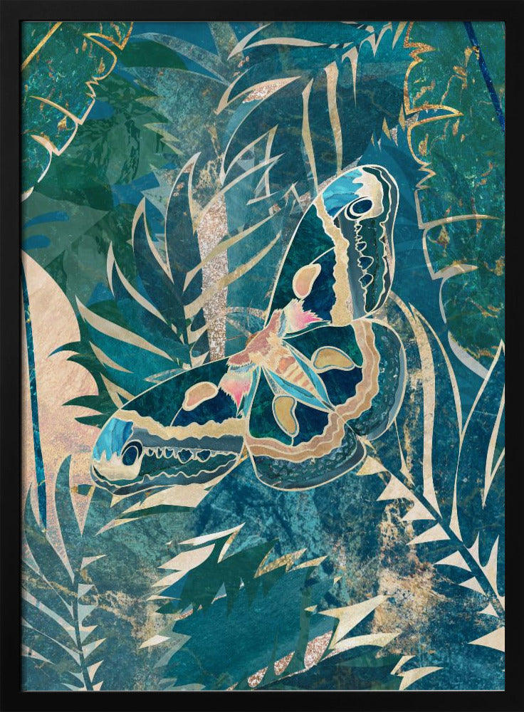 Moth in the rainforest | Poster