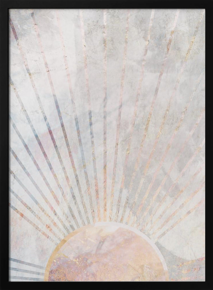 Sun Boho Morning Metallic Print | Poster