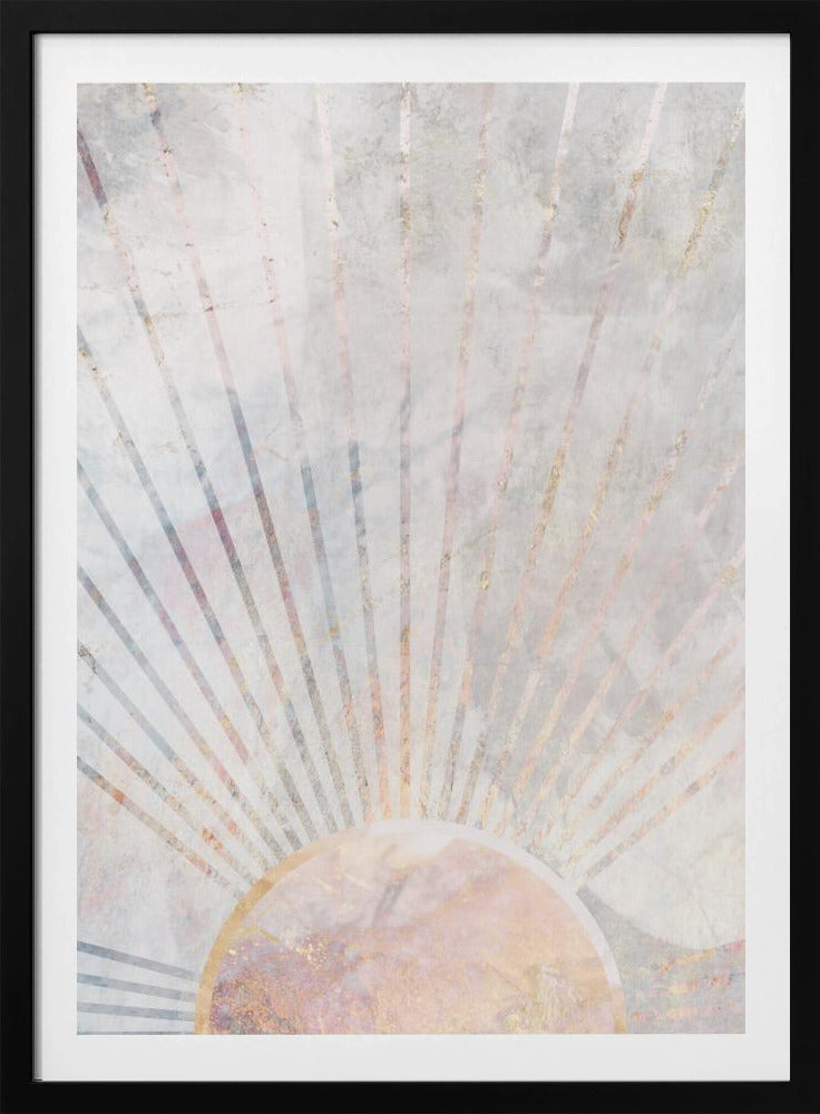 Sun Boho Morning Metallic Print | Poster