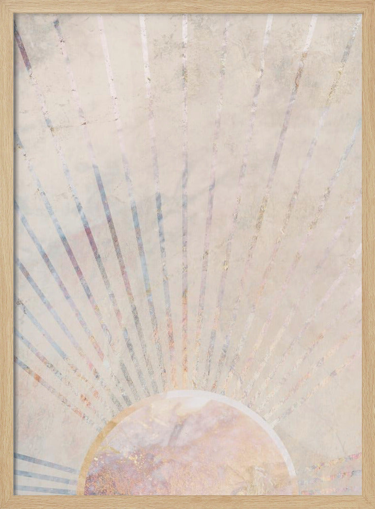 Morning Boho Sun Rays | Poster