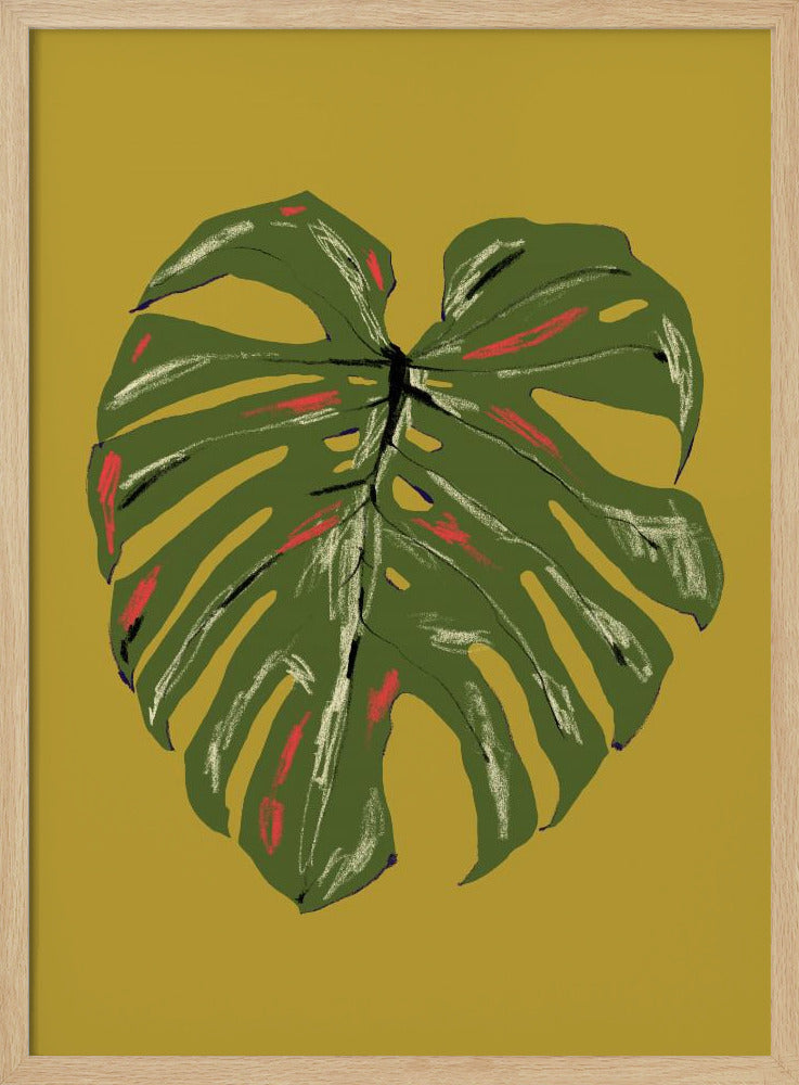 Monstera Leaf Green | Poster